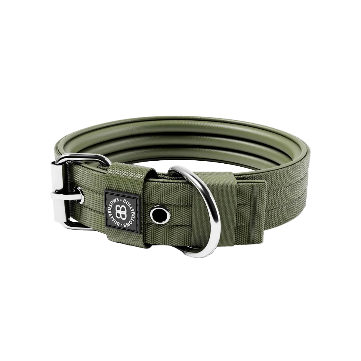 4cm Pin Buckle Collar | NO Handle - Khaki