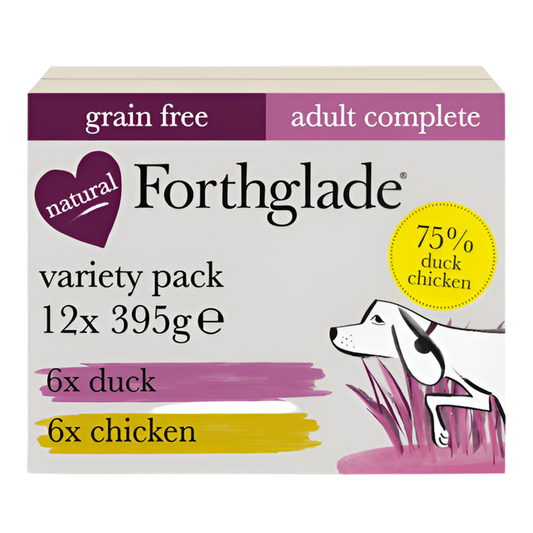 Forthglade Complete Grain Free Multi Case Duck & Chicken 12x395g