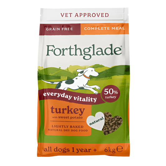 Forthglade Lightly Baked Dry Grain Free Turkey