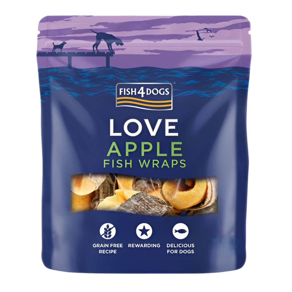 Fish4Dogs Love Apple Fish Wraps 90g