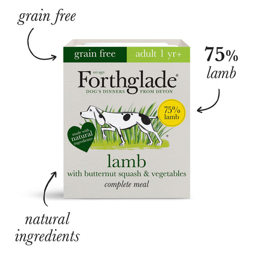 Forthglade Complete Grain Free Multi Case Lamb & Turkey 12x395g