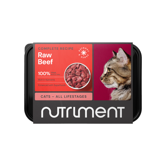 Nutriment Cat Raw Beef 500g