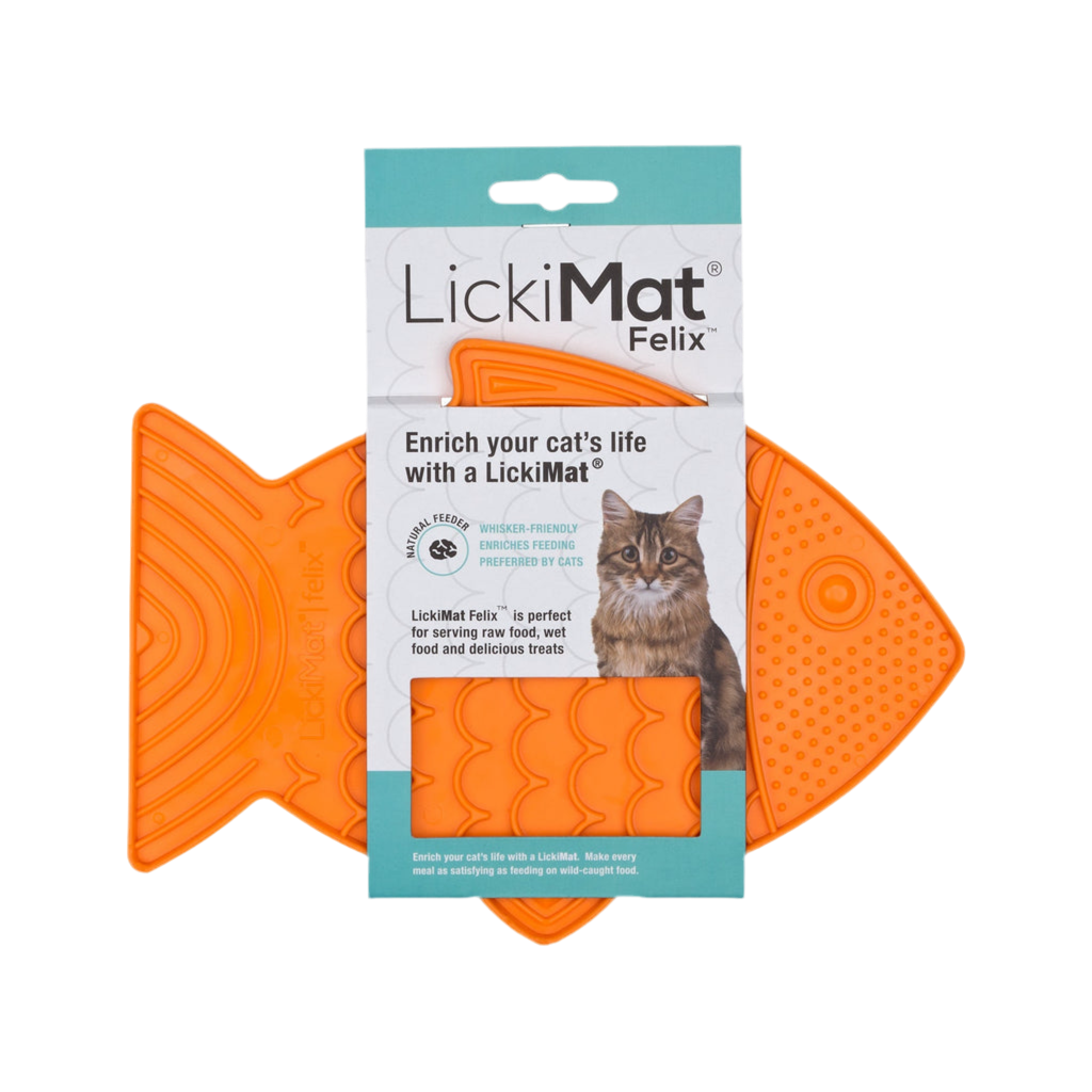 LickiMat Felix Orange Cat 22cm