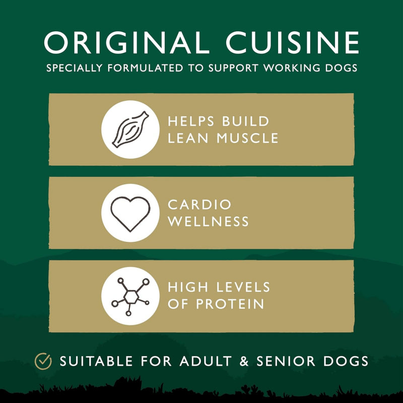 Original Cuisine 80/20 Sporting & Working Dog Food 15kg