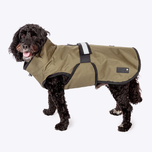 Danish Design 3 in 1 Dog Coat Olive