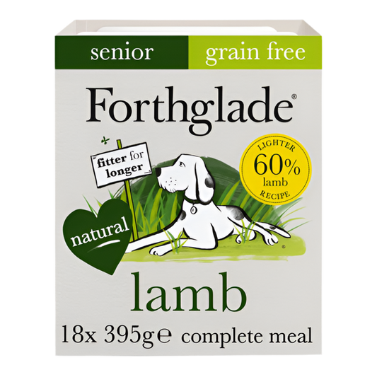 Forthglade Grain Free Lamb, Butternut Squash & Vegetables Complete Senior Wet Dog Food 395g