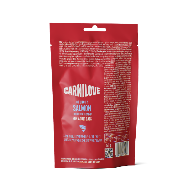 Carnilove Salmon with Catnip Crunchy Treats 50g