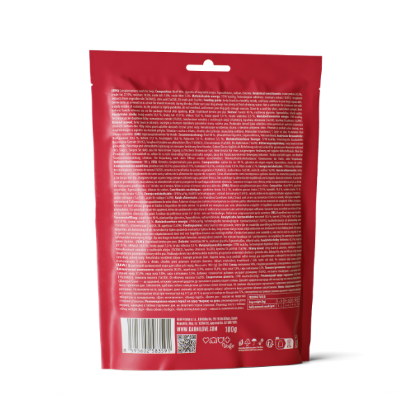 Carnilove Jerky Beef Fillet Dog Treat 100g – Mono Protein
