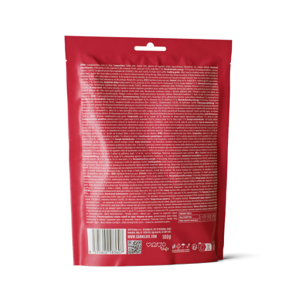 Carnilove Jerky Turkey & Rabbit Dog Treat 100g