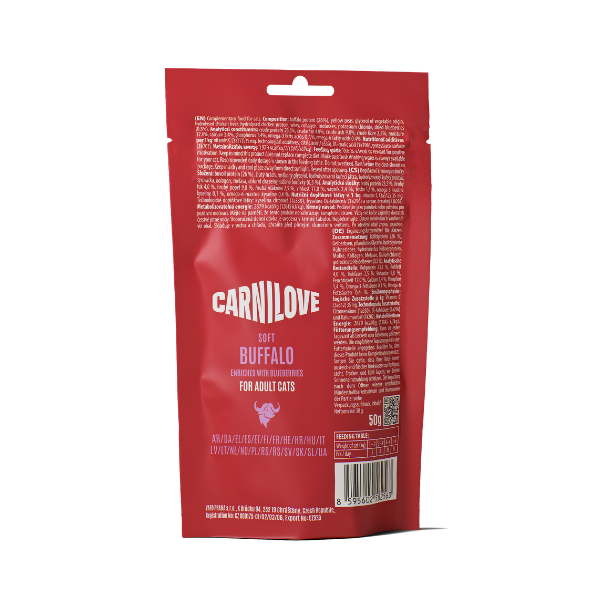 Buffalo enriched with Blueberries Soft Cat Treats