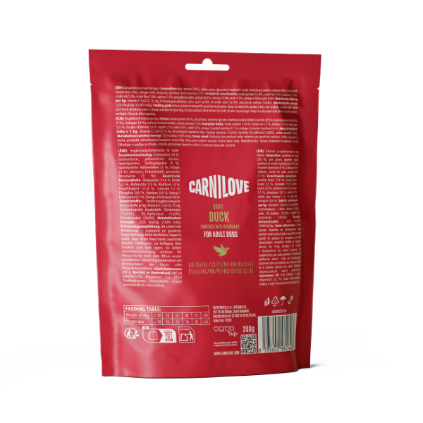 Duck enriched with Rosemary Soft Dog Treat 200g