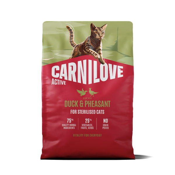 Carnilove Active Duck & Pheasant Cat Food for Sterilised Adult Cats