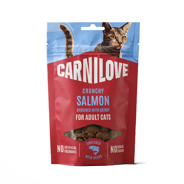 Carnilove Salmon with Catnip Crunchy Treats 50g