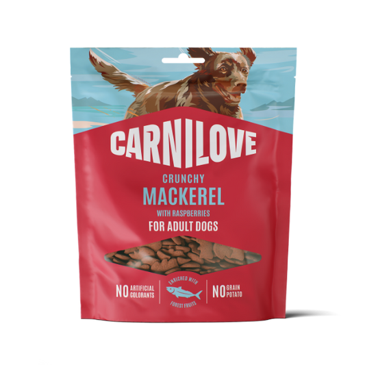 Carnilove Mackerel with Raspberries Crunchy Treats 200g