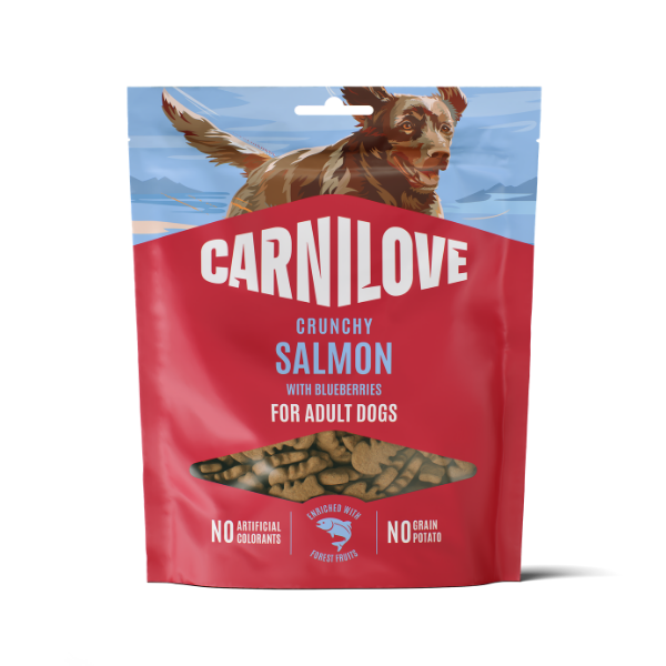 Carnilove Salmon with Blueberries Crunchy Treats 200g