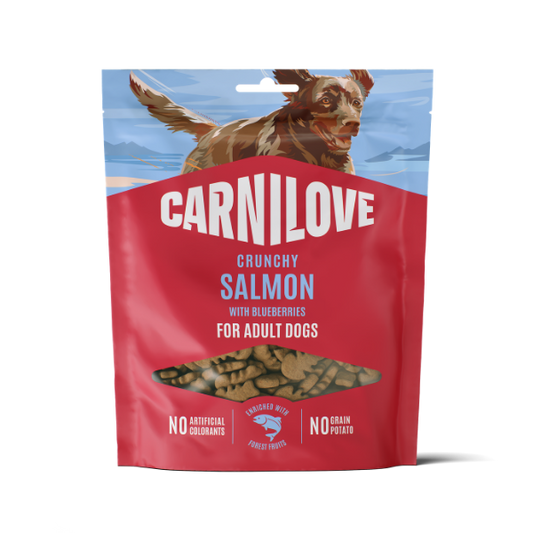 Carnilove Salmon with Blueberries Crunchy Treats 200g