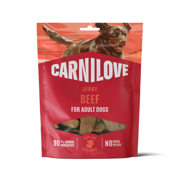 Carnilove Jerky Beef Fillet Dog Treat 100g – Mono Protein