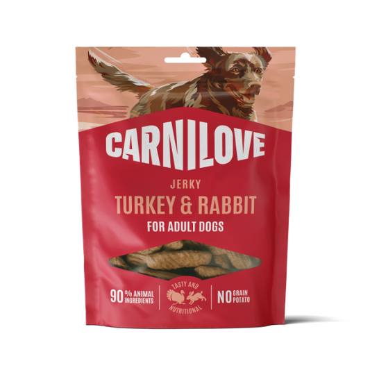 Turkey & Rabbit Jerky Dog Treat 100g