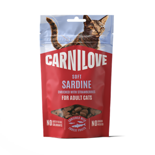 Sardine enriched with Strawberry Soft Cat Treats 50g