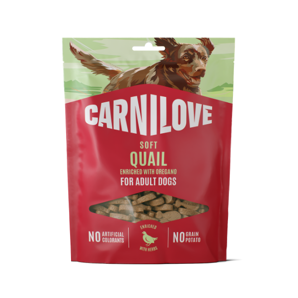 Carnilove Quail with Oregano Soft Treats 200g