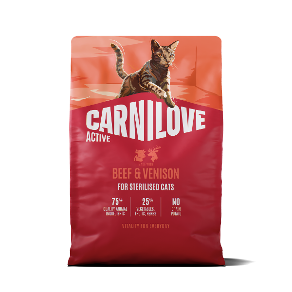 Active Beef & Venison Cat Food for Sterilised Adult Cats