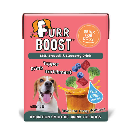 Beef Broccoli and Blueberry Dog Drink 400ml