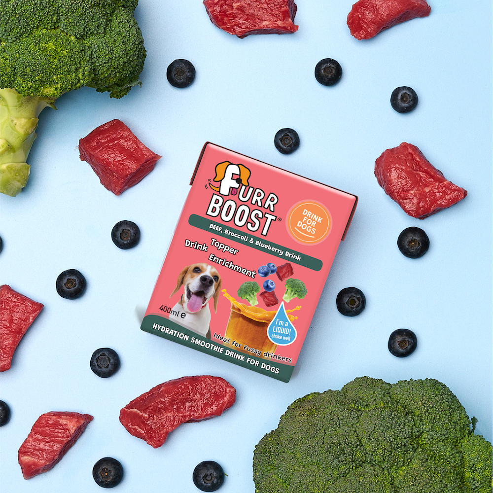 Beef Broccoli and Blueberry Dog Drink 400ml