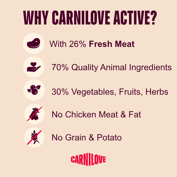 Carnilove Active Venison, Reindeer & Wild Boar