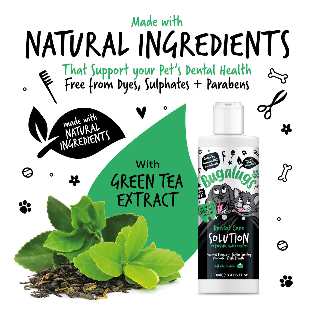 Bugalugs Dental Care Solution 250ml