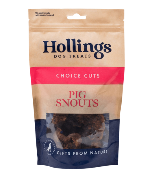 Hollings 100% Natural Pig Snouts 120g