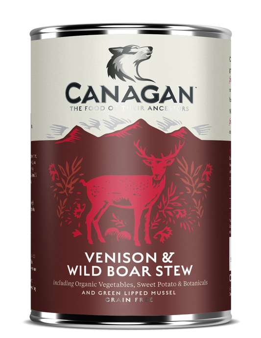 Venison & Wild Boar Stew For Dogs 400g