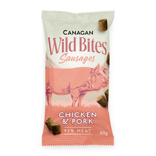 Wild Bites Chicken & Pork for Dogs 60g