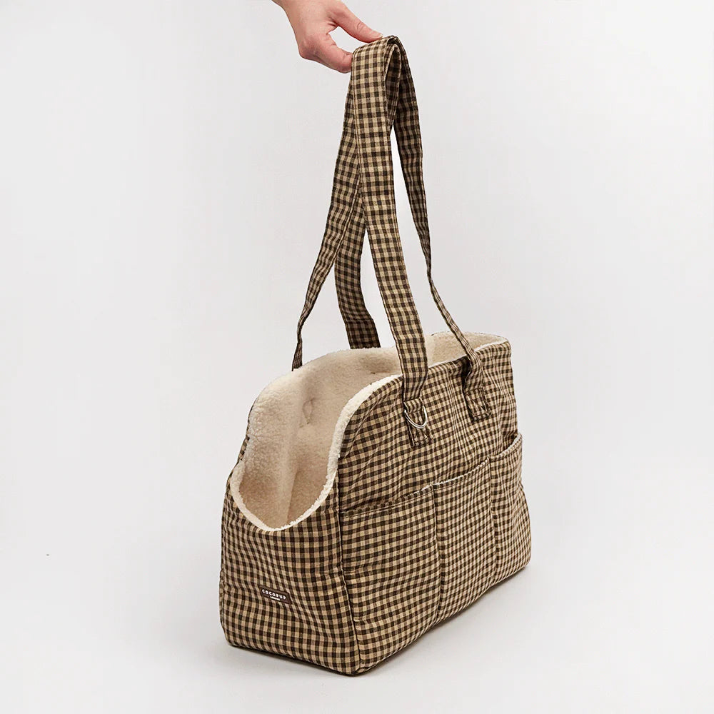Cotswold Check Dog Carrier