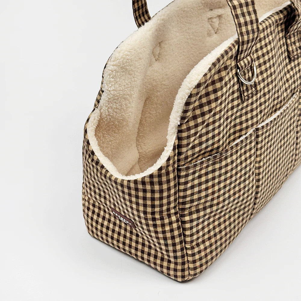 Cotswold Check Dog Carrier