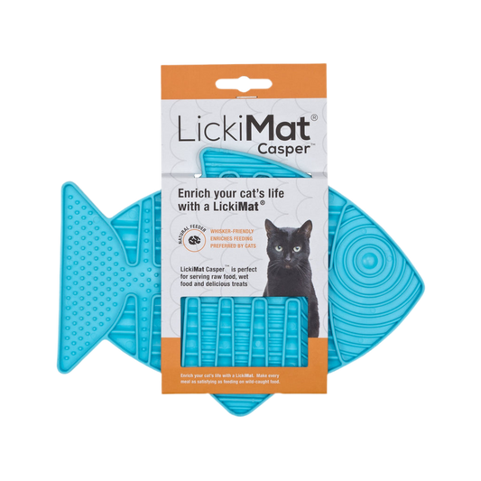 LickiMat Casper Turquoise Cat 22cm