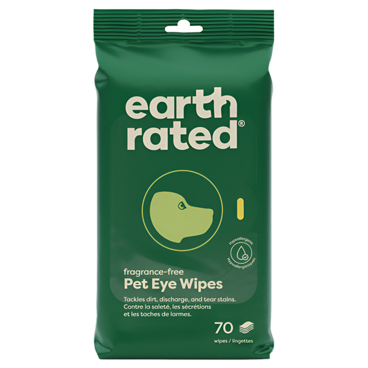 Earth Rated Eye Wipes 60pk