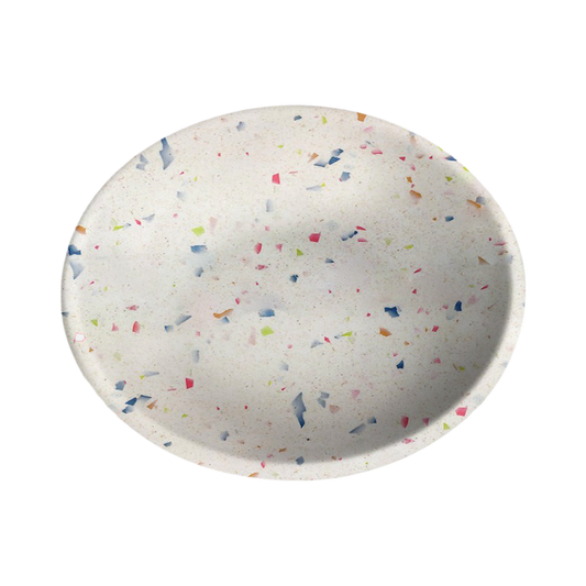 Tarhong Terrazzo Brights Pet Saucer 5.2"