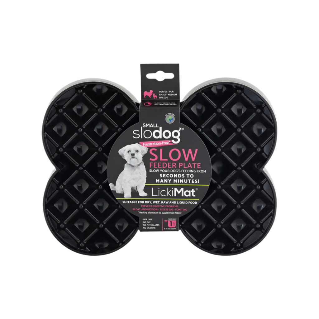 LickiMat Small Slodog Black 25cm