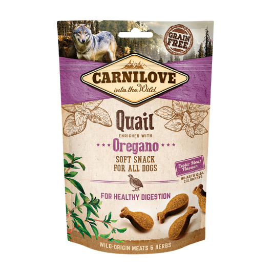 Carnilove Quail with Oregano Soft Treats 200g