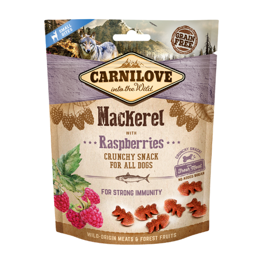 Carnilove Mackerel with Raspberries Crunchy Treats 200g