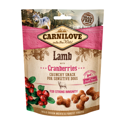 Carnilove Lamb with Cranberries Crunchy Treats 200g