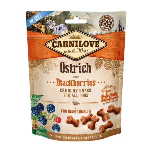 Carnilove Ostrich with Blackberries Crunchy Treats 200g