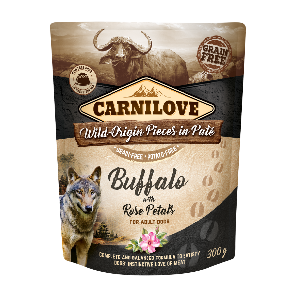 Carnilove Buffalo with Rose Petals 300g