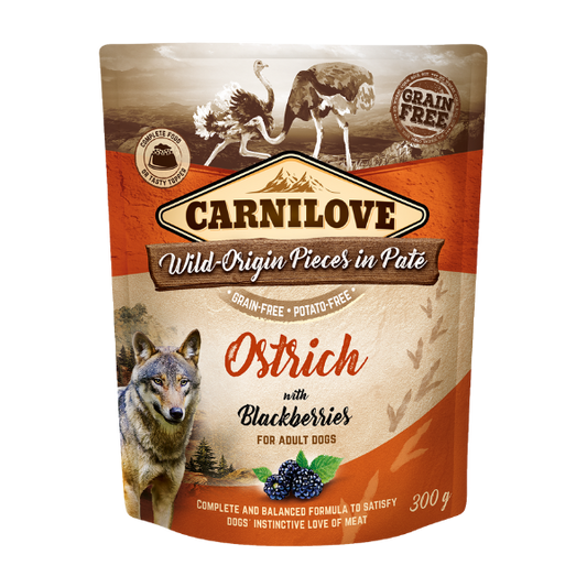Carnilove Ostrich with Blackberries 300g