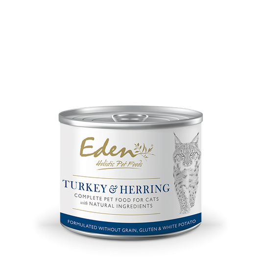 Eden Turkey & Herring Cat Food 200g