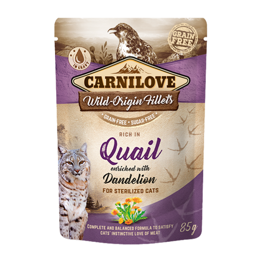 Carnilove Quail with Dandelion Adult 85g