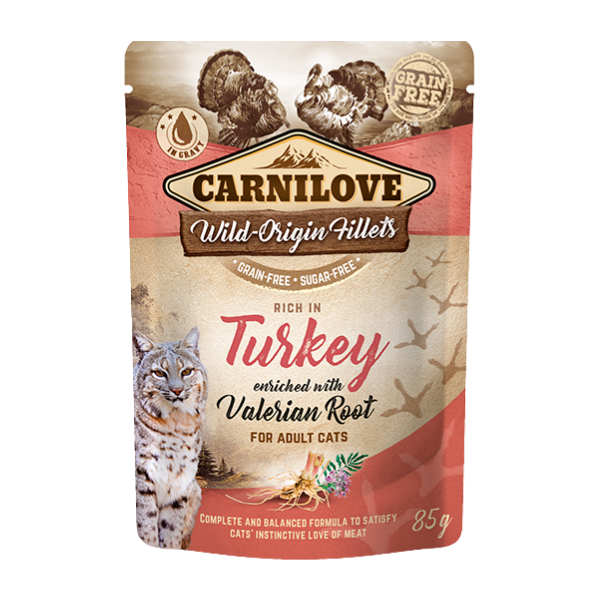 Carnilove Turkey with Valerian Adult 85g