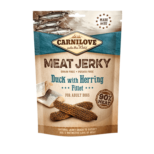 Carnilove Jerky Duck with Herring Fillet Treats 100g