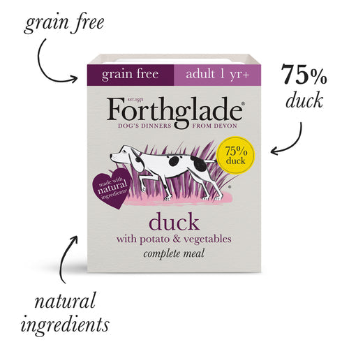 Forthglade Complete Grain Free Multi Case Duck & Chicken 12x395g