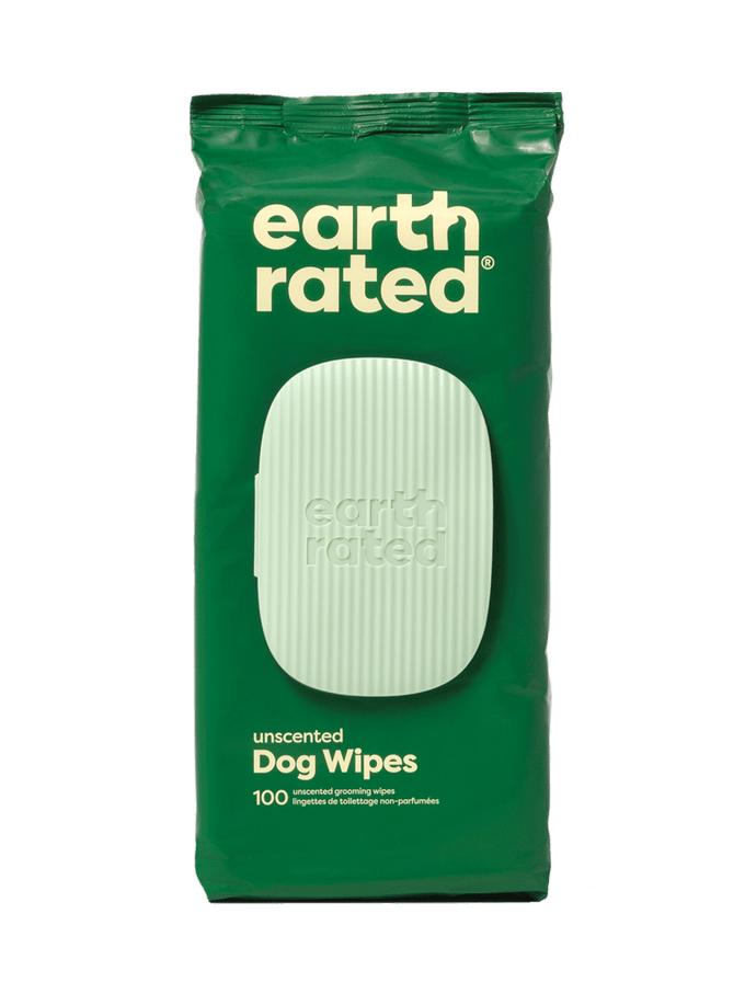 Earth Rated Pet Grooming Wipes 100pk Unscented